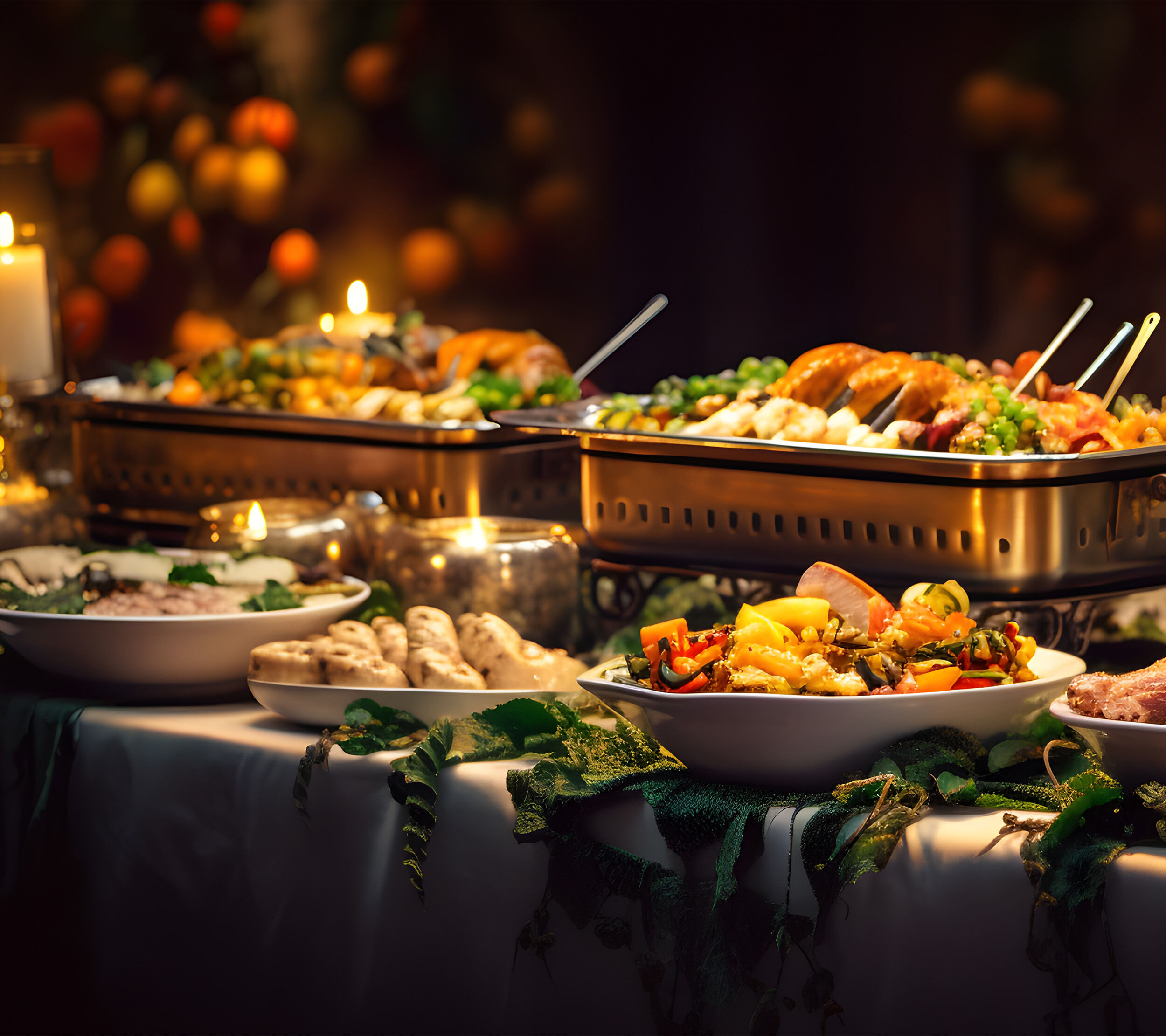 A beautifull wedding buffet